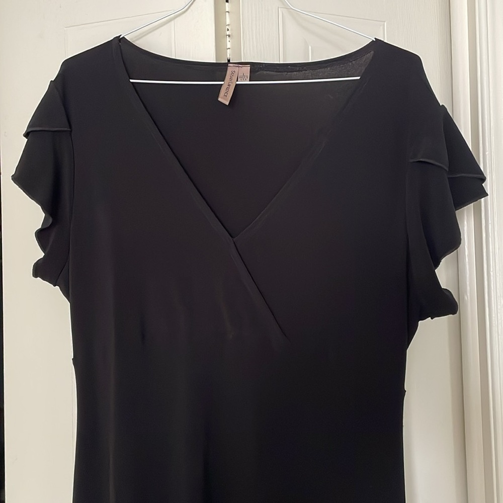 Elegant Simple Black Dress